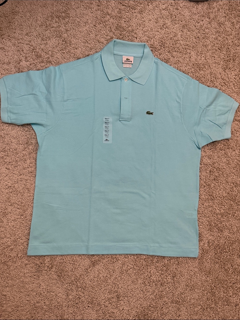 Lacoste Men’s Pale Blue Classic Pique Polo
